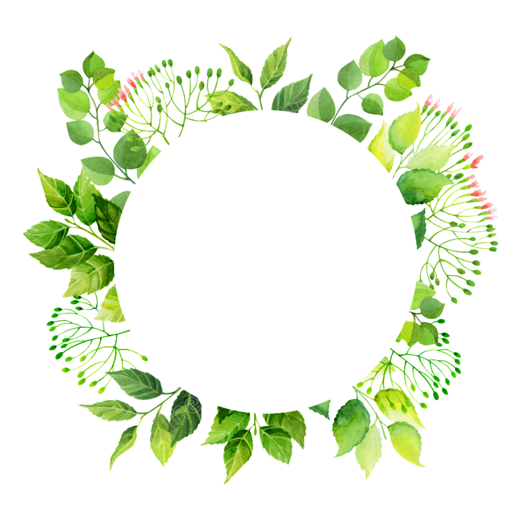 a wreath made of green leaves and pink flowers