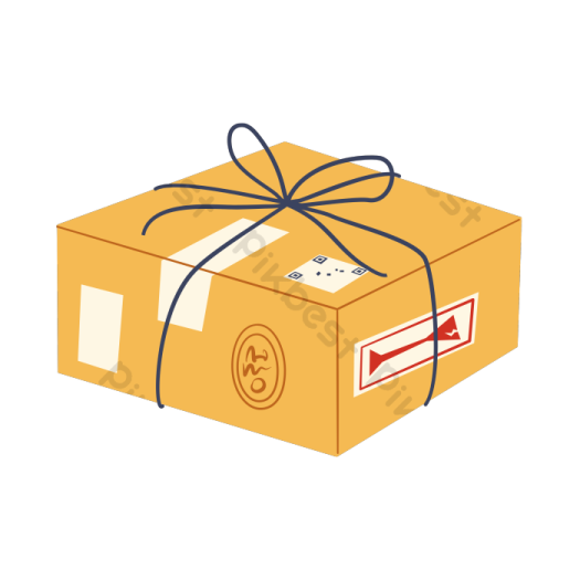 a box with a ribbon tied around it