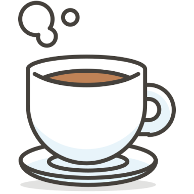 a cup of coffee on a saucer