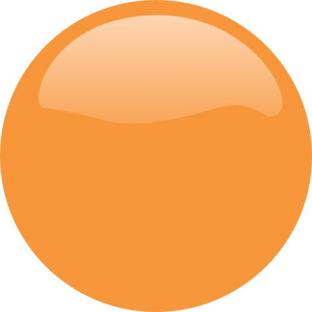 an orange ball with a white background