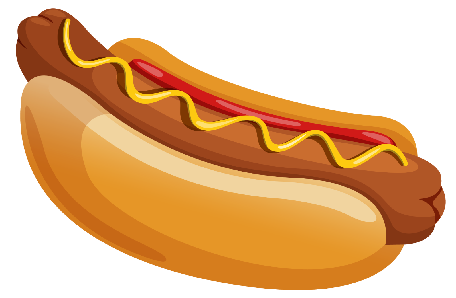 a hot dog with mustard on it