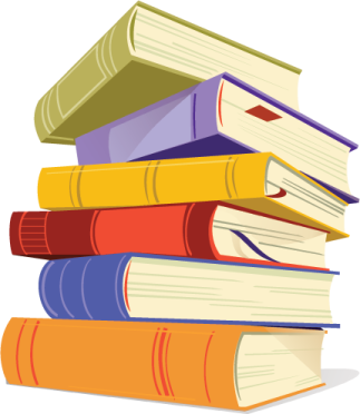 a stack of books