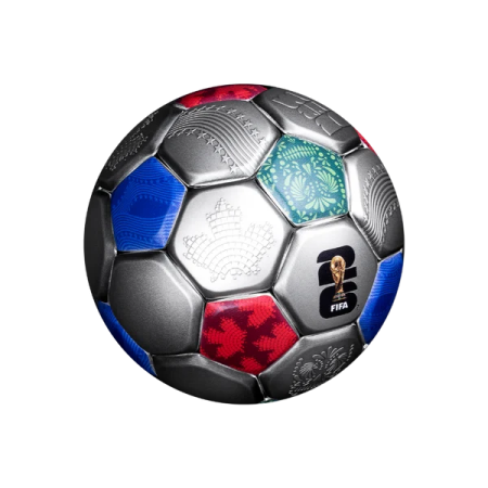 a soccer ball with the number 3 on it