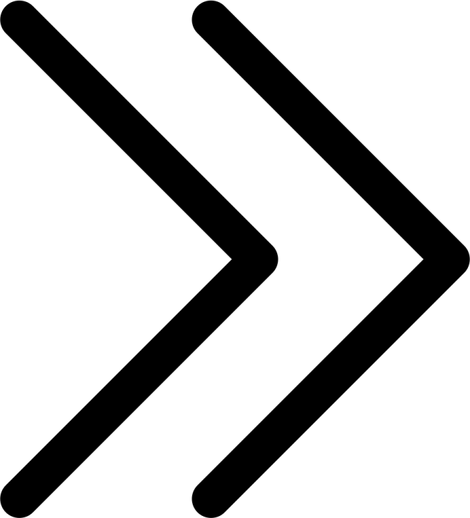 a black and white arrow icon