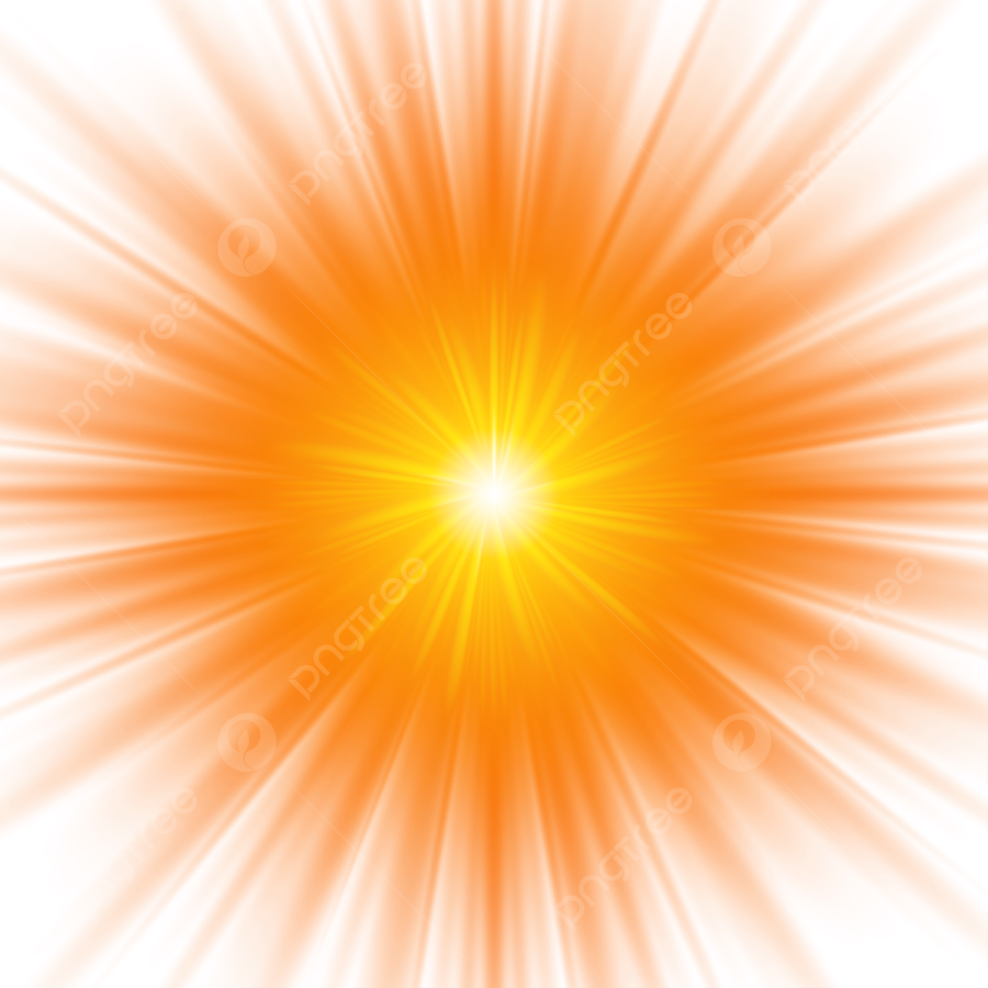 an orange and white burst of light