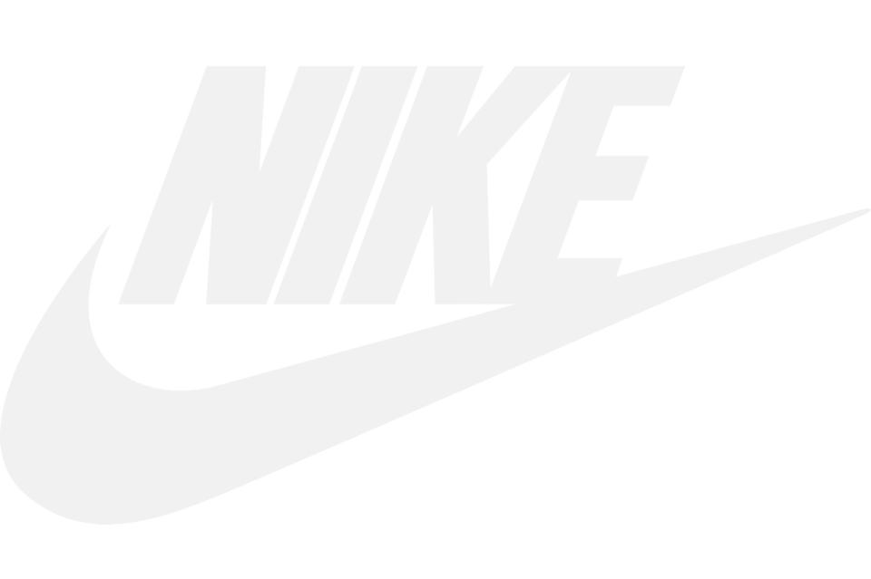 the nike logo on a white background