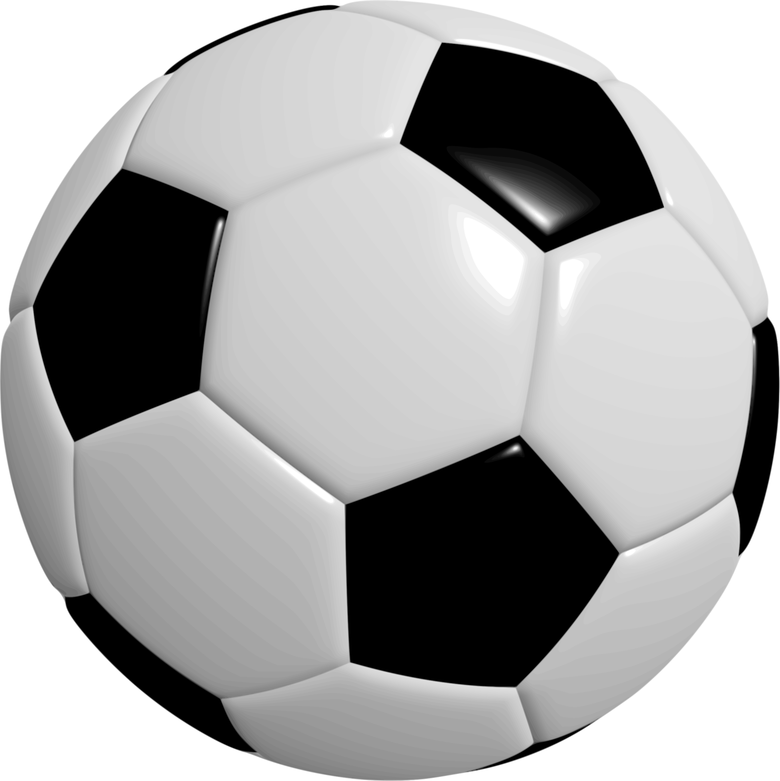 a soccer ball on a white background