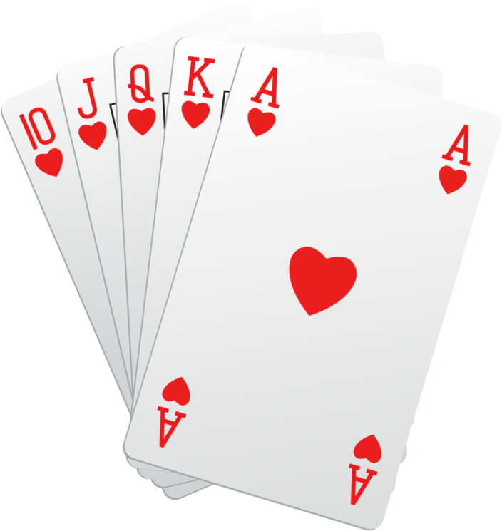 four of hearts playing cards