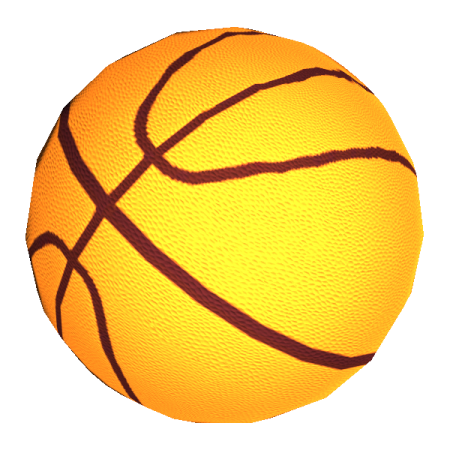 a basketball ball on a white background
