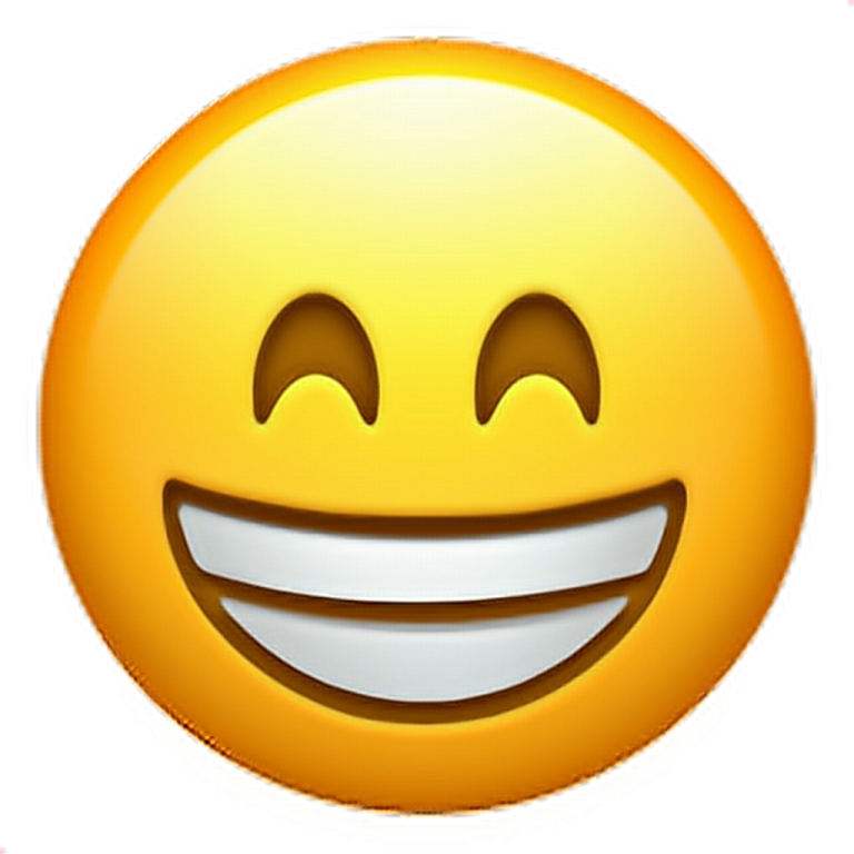 a smiley face with a smile on it