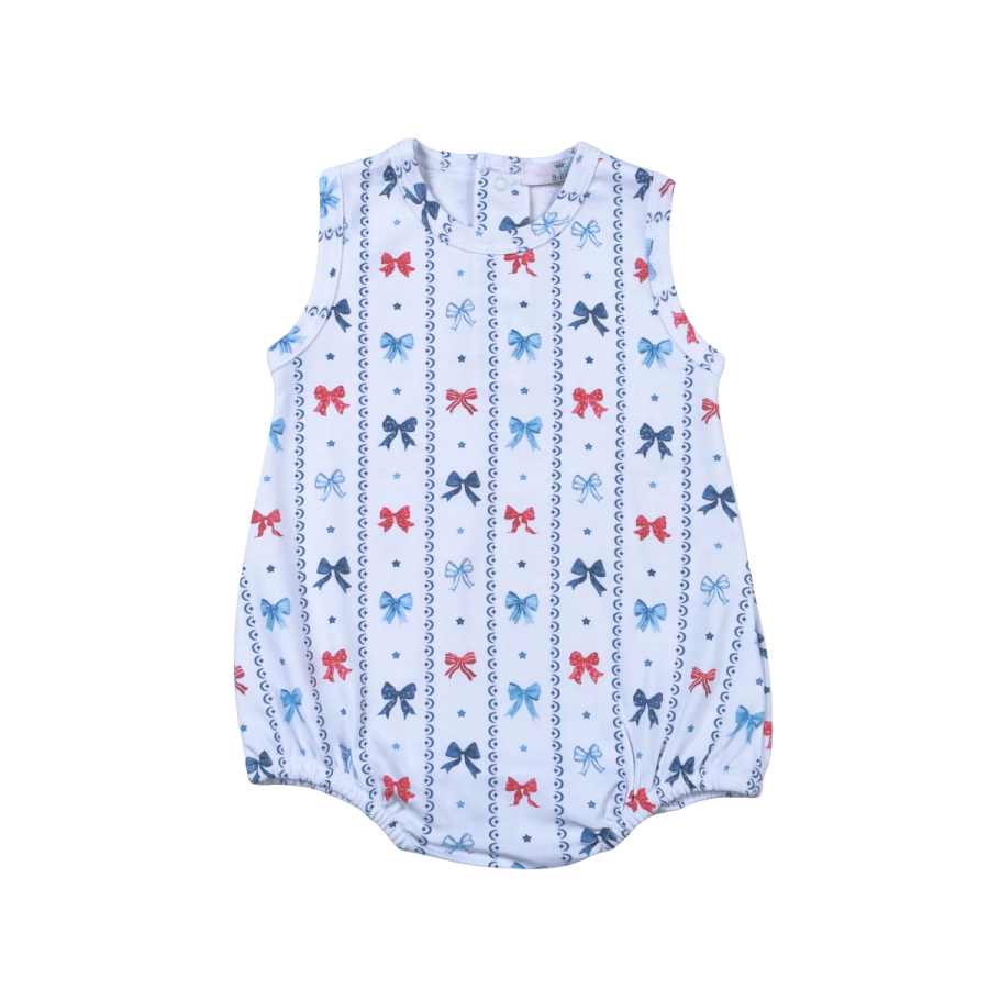 a white bodysuit with bows and chains on it