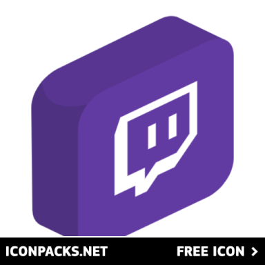 a purple block with the word icon on it
