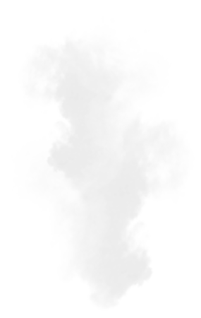 a cloud of smoke on a white background