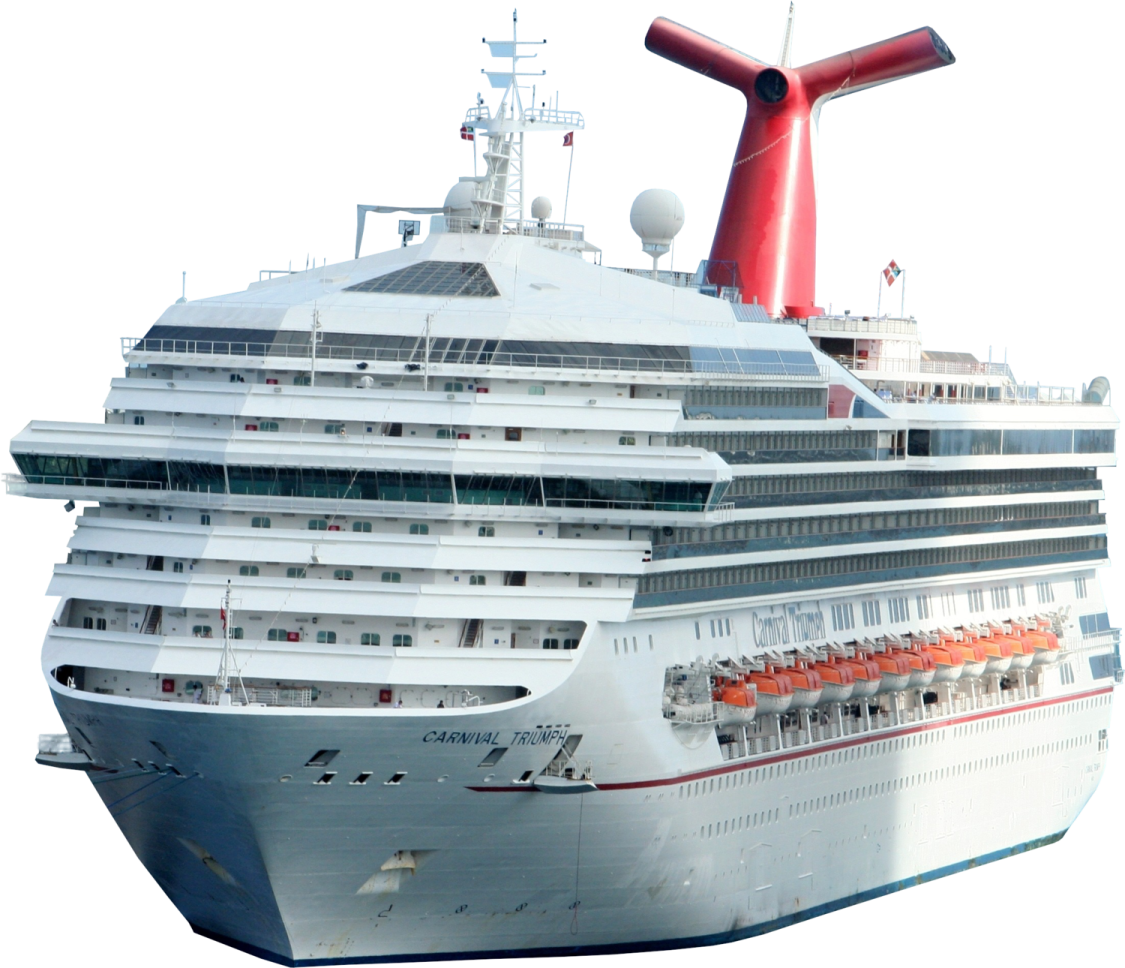 the ship is white