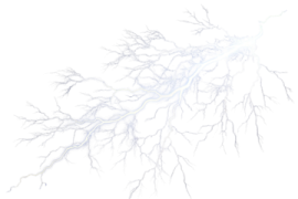 a drawing of a lightning