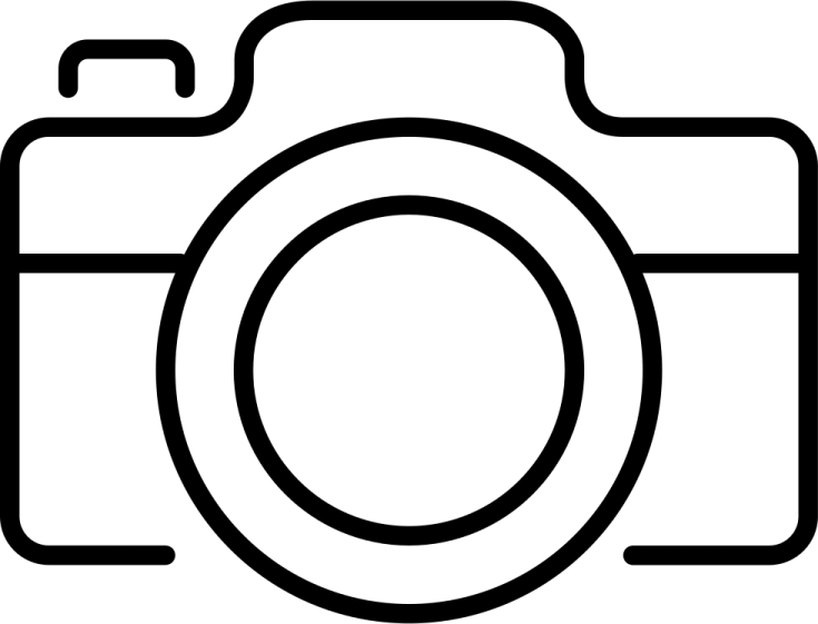 a black and white photo camera