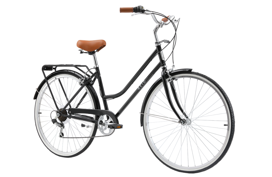 a black and white bike on a white background