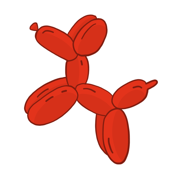 an inflatable balloon icon