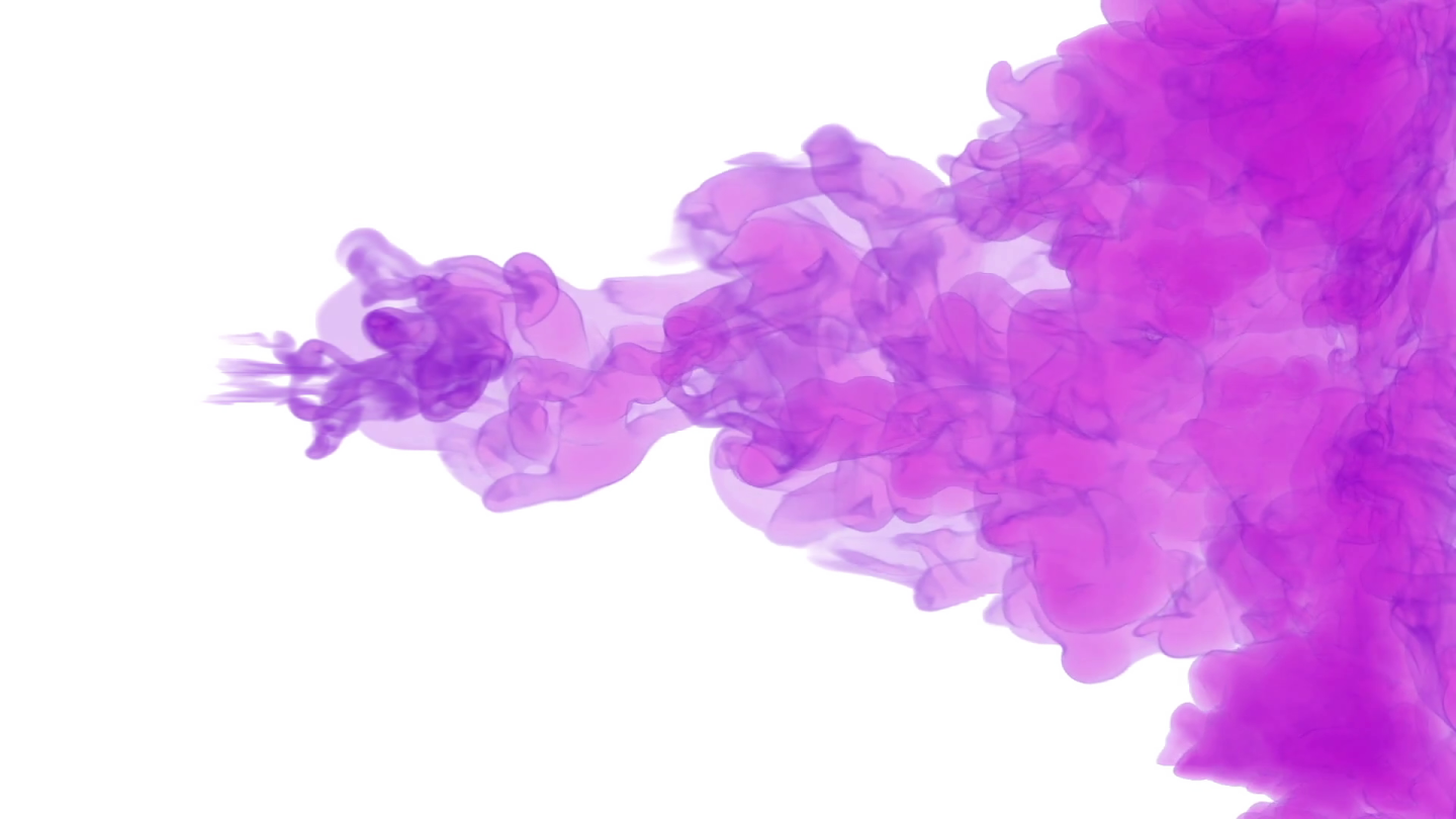 pink ink in water on white background