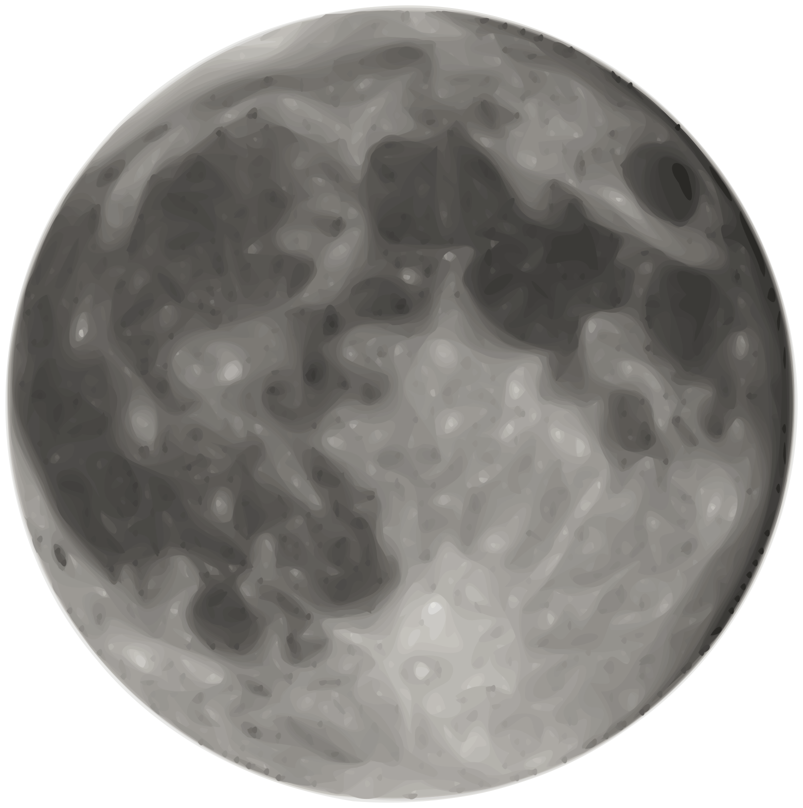 a black and white image of the moon