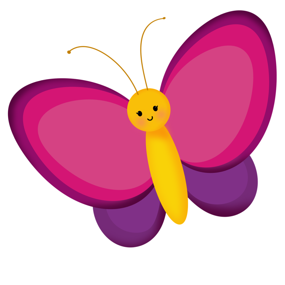 a purple butterfly on a white background