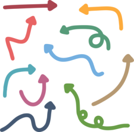 an image of a group of people in different colors