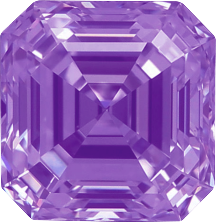 an purple diamond with a white background