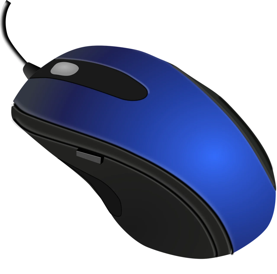 a computer mouse on a white background