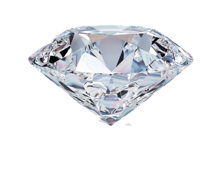 a diamond on a white background