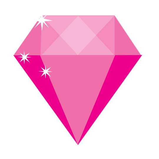 a pink diamond
