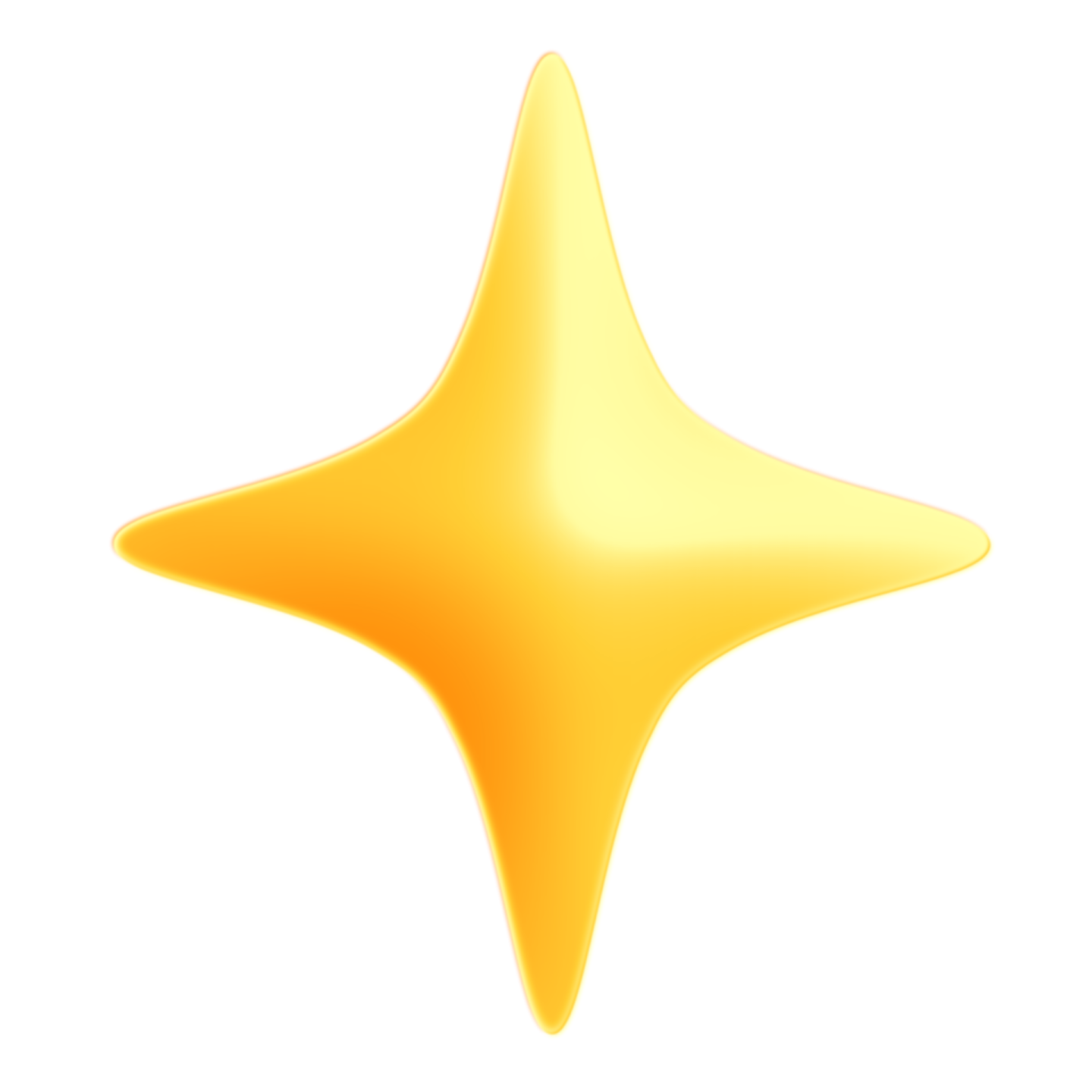 a yellow star on a white background