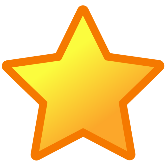 a yellow star on a white background