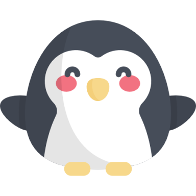 an image of a penguin with red eyes