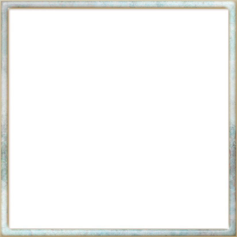 a blue frame with a white background