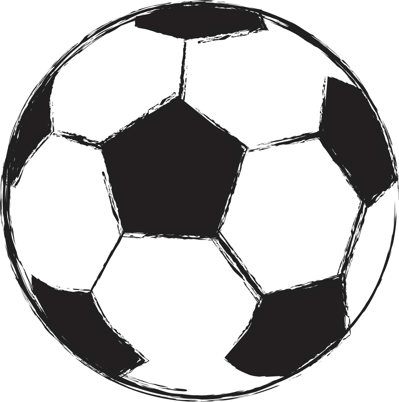a soccer ball on a white background