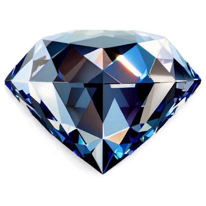 a blue diamond on white background