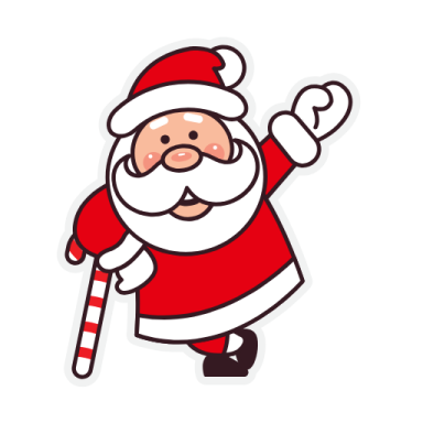santa claus sticker