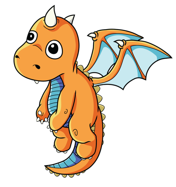 how to draw a baby dragon