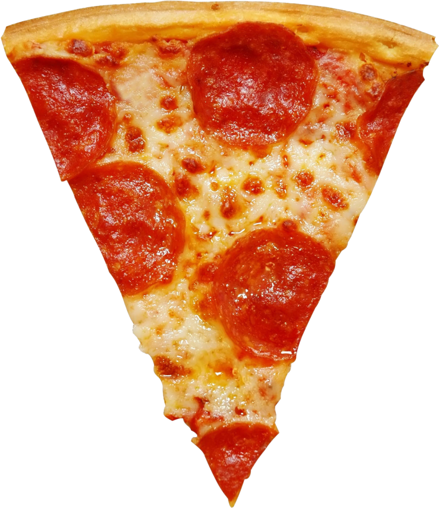 a slice of pizza
