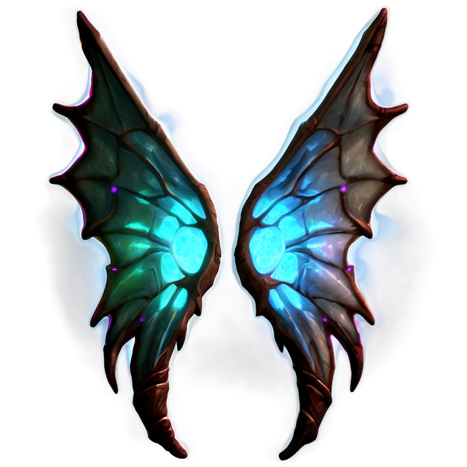 a pair of wings on a white background