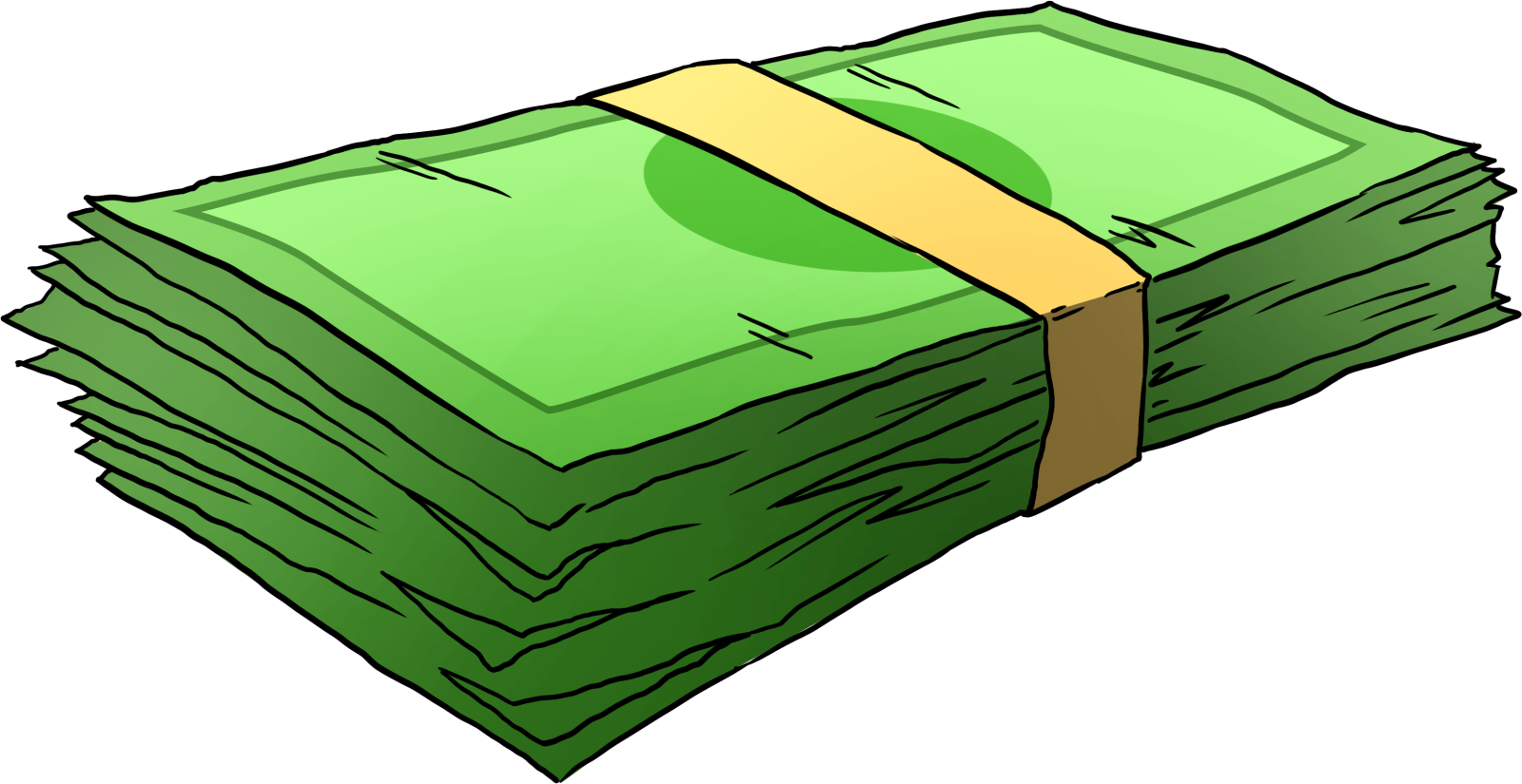 a stack of money clipart