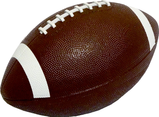 a football on a white background