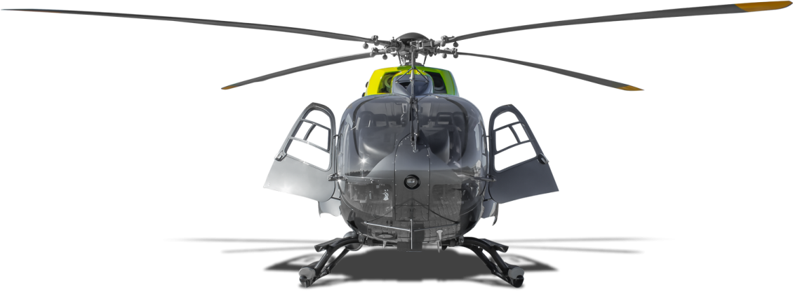 a helicopter on a white background