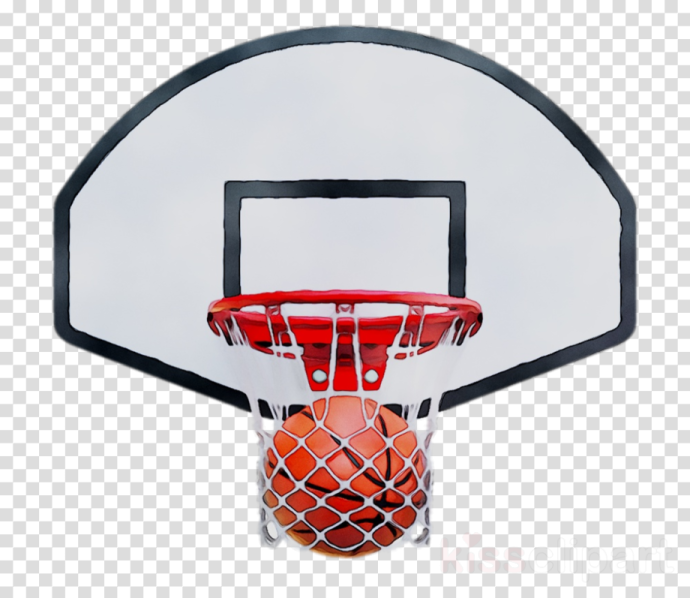 a basketball hoop on a transparent background