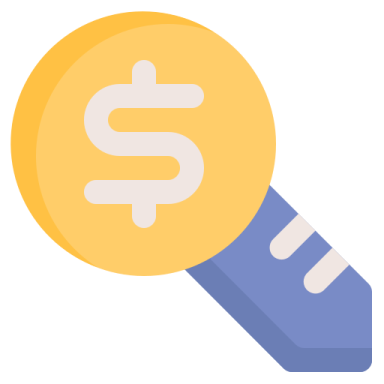 a pencil with a dollar sign on it