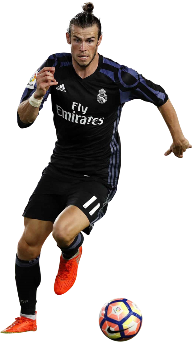 a man is running with a soccer ball