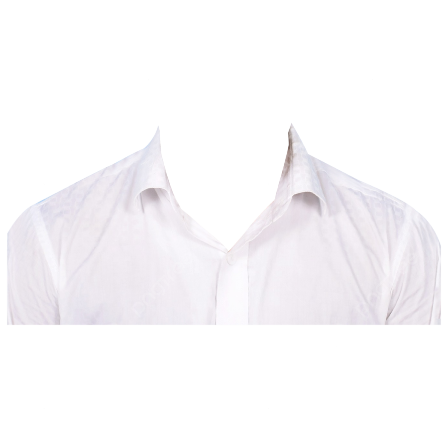 a white shirt with a collar and cuffs