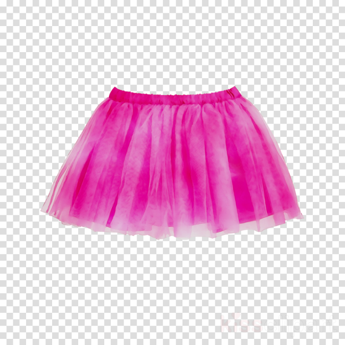 a pink tutu skirt on a transparent background