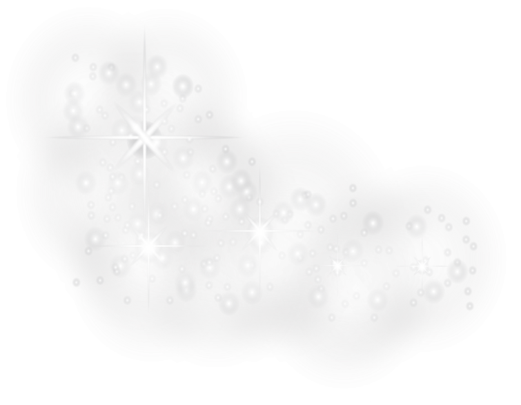 a white background with stars and circles