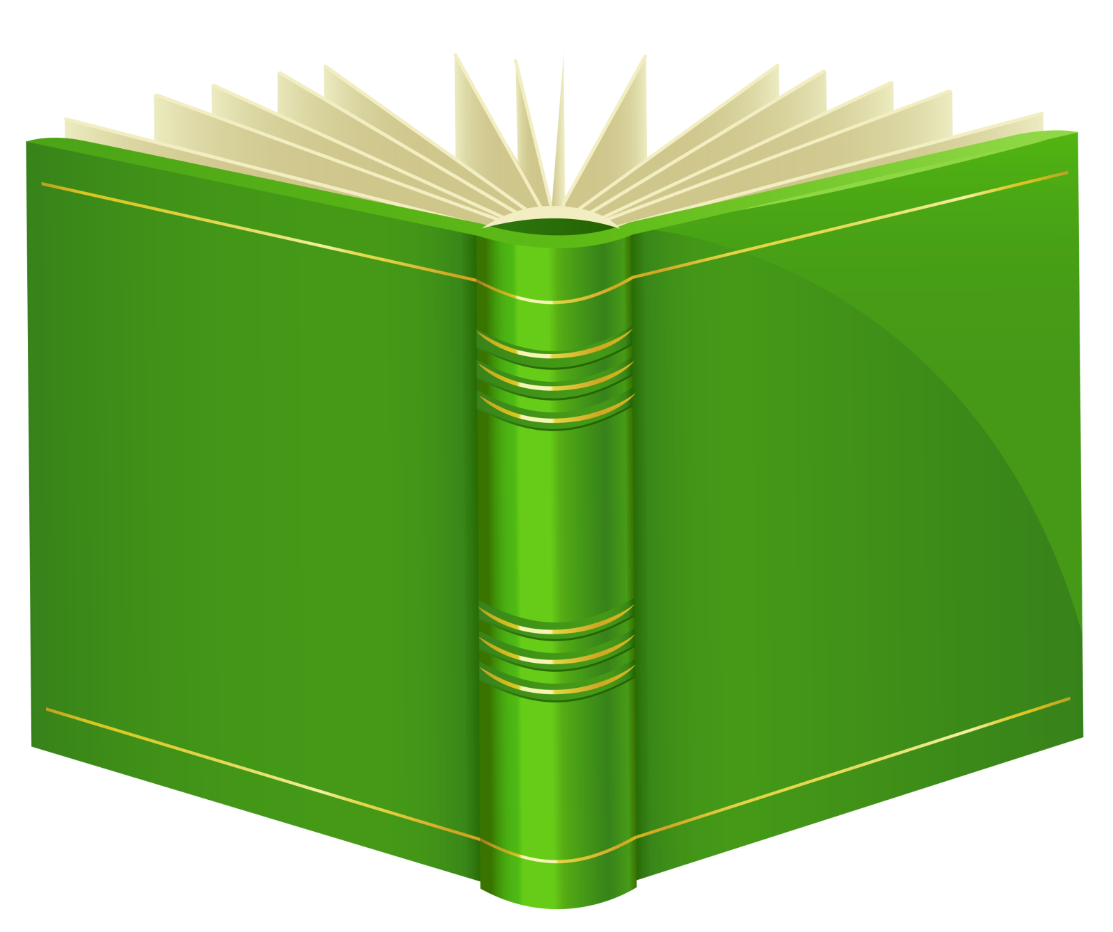 a green book clipart